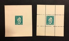ALLEMAGNE 1940 Hitler "timbre crâne" faux imperf & perf MNH
