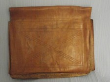 Porte document ouverture porte feuille de notaire en cuir  début XXème siècle.
