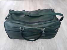 LANCEL Grand Sac de Voyage en Toile & Cuir Unisexe Vintage Excellent État RARE !