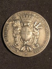 Médaille en argent caisse