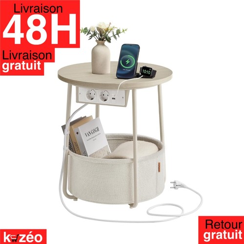 Vasagle table basse ronde - table,