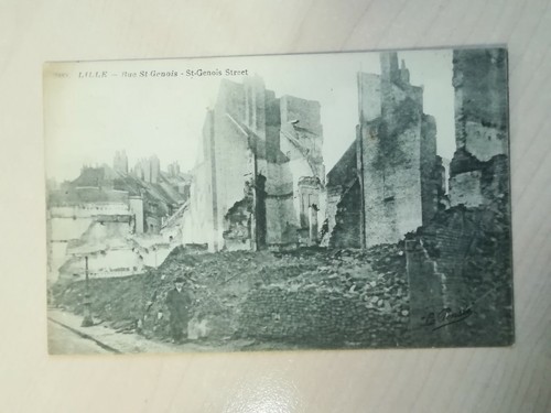 Vd035 cpa ww1 ruines - ruines,