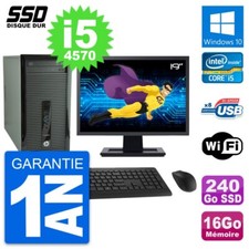 PC Tour HP 400 G1 Ecran 19"