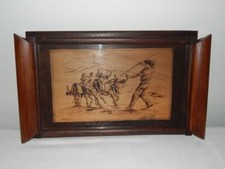 ANCIEN PLATEAU en BOIS à