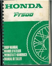 Revue d'Atelier HONDA FT 500 type PC 07 Manuel Technique 1982 Français Eng All
