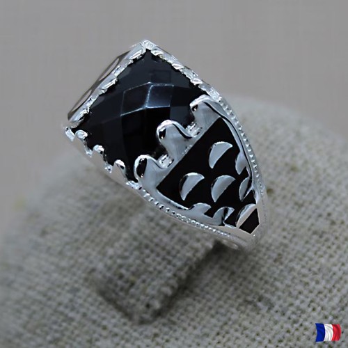 Chevalière argent massif - chevalière,
