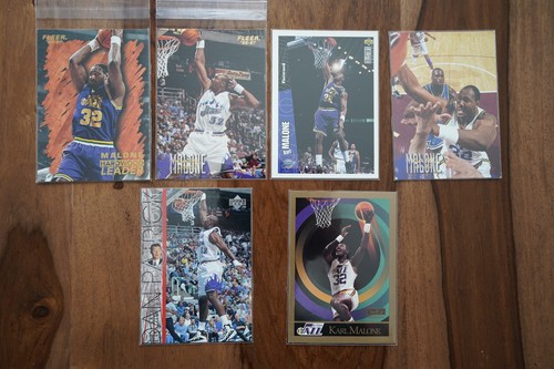 Lot cartes nba karl - lot, malone