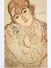 Gustav Klimt Lithographie COA