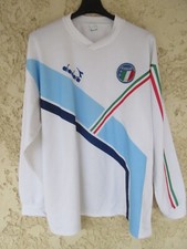 Sweat training ITALIE ITALIA ITALY vintage DIADORA maglia shirt 1990 calcio XL