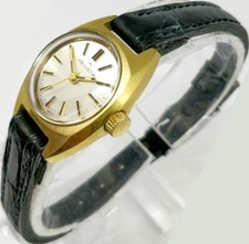 Helvetia T Swiss Made Mécanique circa 1970 Lebrocantheure Montre Vintage Watch 