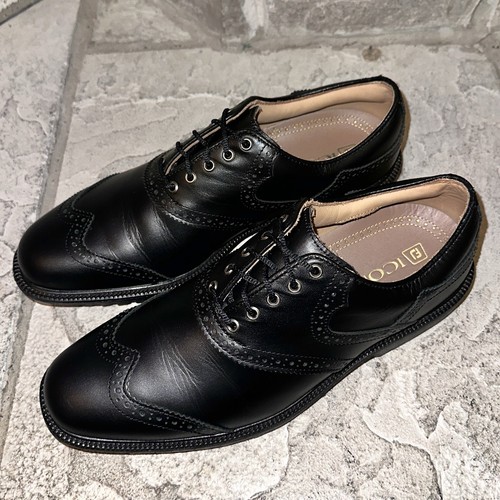 New footjoy icon black leather - new,