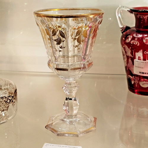 Verre cristal doré - verre,