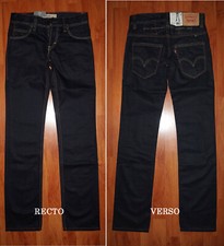 NEUF JEANS LEVIS 511 "Slim fit" W28 L34 (FR t38) bleu brut