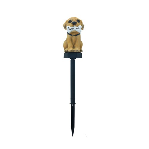 Chiot solaire pelouse jardin - chiot,