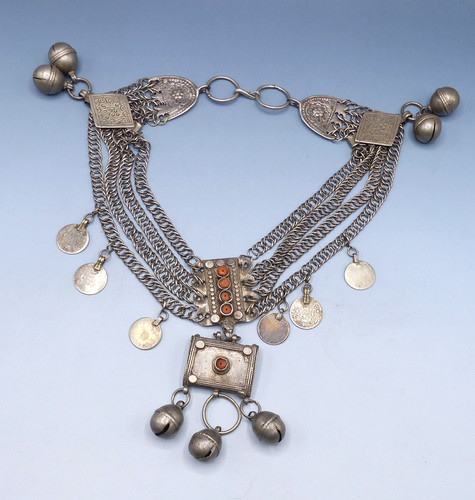 Ancien collier ethnique - collier, argent