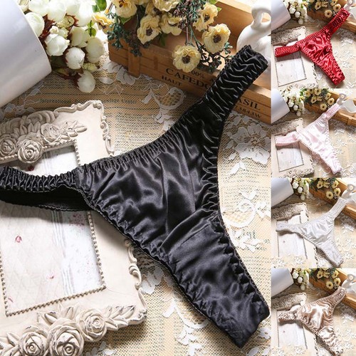 Sous vêtement sexy en soie - 1),