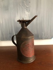 ANCIEN BIDON DE SURETÉ INEXPLOSIBLE, HUILE? MARQUE ILLISIBLE