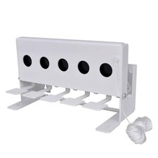 vidaXL 5-Hole Steel Drop