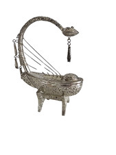 Harpe miniature argent