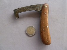 Ancienne rainette ou rouanne de charpentier pliante