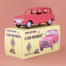 Car-Horse Renault 4L R4 rouge style Dinky cij jrd ancien stock