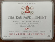 Étiquette Château Pape