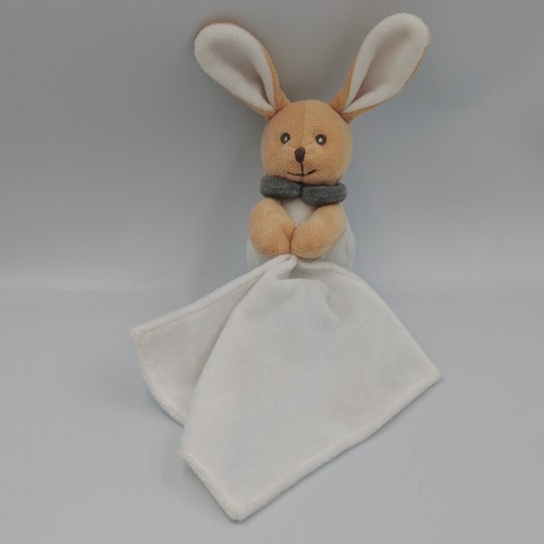 Doudou lapin beige - , blanc
