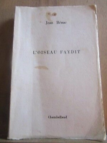 Jean bénac oiseau faydit - jean, bénac: