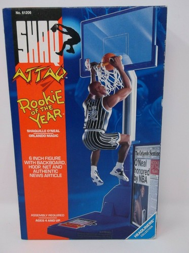 1993 kenner shaq - attack, rookie