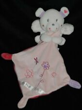 Doudou ours papillon mouchoir