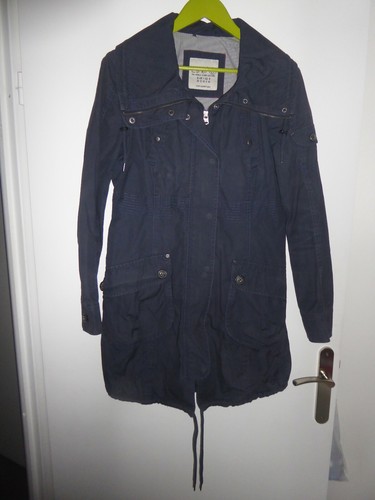 Parka fine toile - bleu, marine