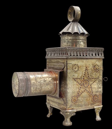 Lanterne magique carrée - lanterne, 1860