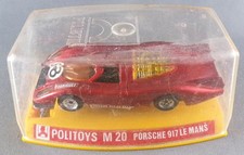 Politoys-M 20 Porsche 917 Le Mans Rouge Métallisé Boite Cristal 1/43