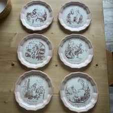 6 Assiettes À Dessert Fables