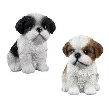 Belle Statue De Chien Assis