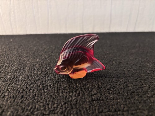 Poisson rouge satin cristal - rouge,