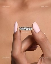 Bague artisanale en or blanc