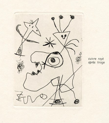 Miro joan gravure eau - miro, eau-forte