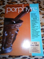 Revue Porphyre, préparateur