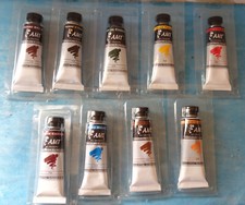 lot 9 tubes peinture AMT oil colours neufs