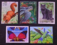 France lot timbres années - lot,