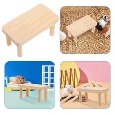  Estrade En Bois Accessoires Hamster Pour Cochons D'Inde Aire Jeux