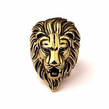 Bague tête de lion