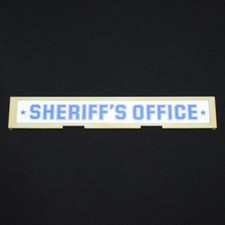 Playmobil western enseigne du bureau du shériff jaunie 3423