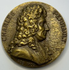 FRANCE - Médaille Charles Perrault - Le petit Chaperon Rouge - Guiraud - Bronze