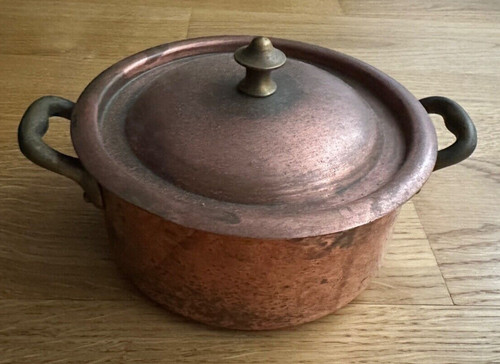 Ancienne cocotte cuivre de - cocotte,