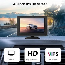 Caméra de Recul écran IPS 4,3",Grand angle 170°,IP68, 9-36v,Hikity A3771