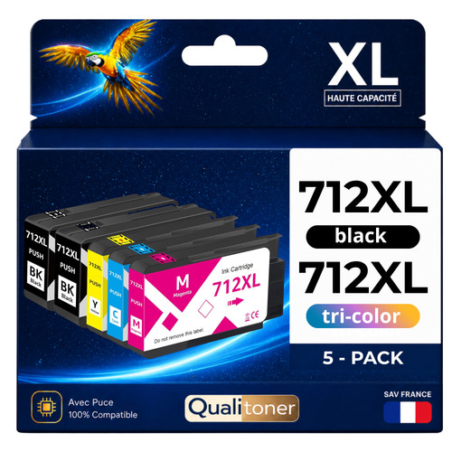 Pack cartouche 712 - 5,