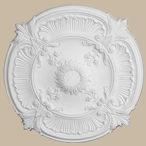 Rosace plafond plâtre - de, en