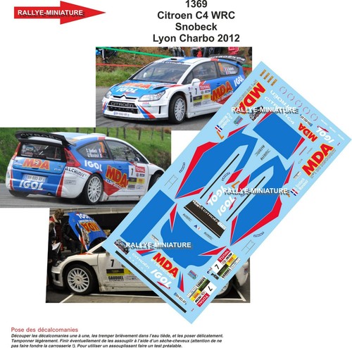 Decals ref 1369 citroen - decals,